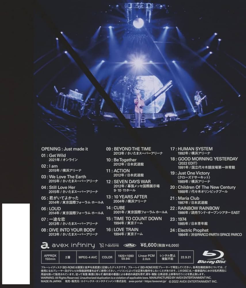 LIVE HISTORIA VISUALIZED T / M 2点セット Amazon.co.jp: LIVE HISTORIA VISUALIZED M(Blu-ray) : TM